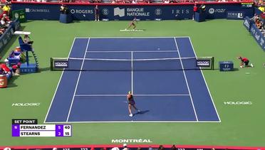 Leylah Fernandez vs Peyton Stearns - Highlights | WTA Omnium Banque Nationale 2023