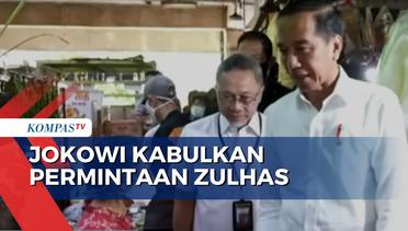 Berawal Dari Candaan, Jokowi Kabulkan Permintaan Mendag Zulhas Blusukan Bareng ke Pasar