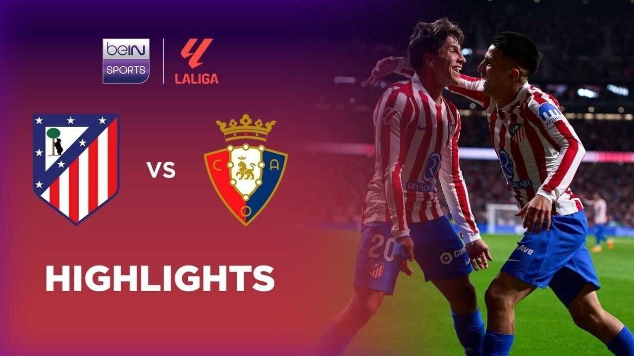 Atletico Madrid vs Osasuna