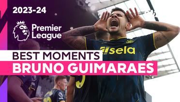 Aksi Bruno Guimaraes | Fulham vs Newcastle | Premier League 2023/24