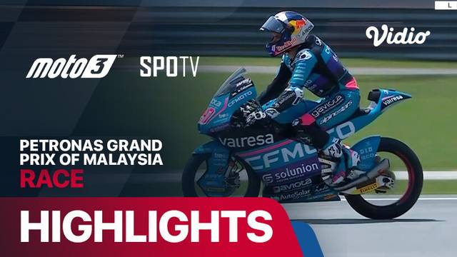 Moto3 Race: MotoGP 2024 Round 19 - PETRONAS Grand Prix of Malaysia - Highlights | MotoGP 2024