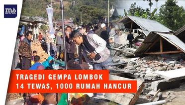 Gempa Lombok Tewaskan 14 Orang, 1000 Rumah Rusak