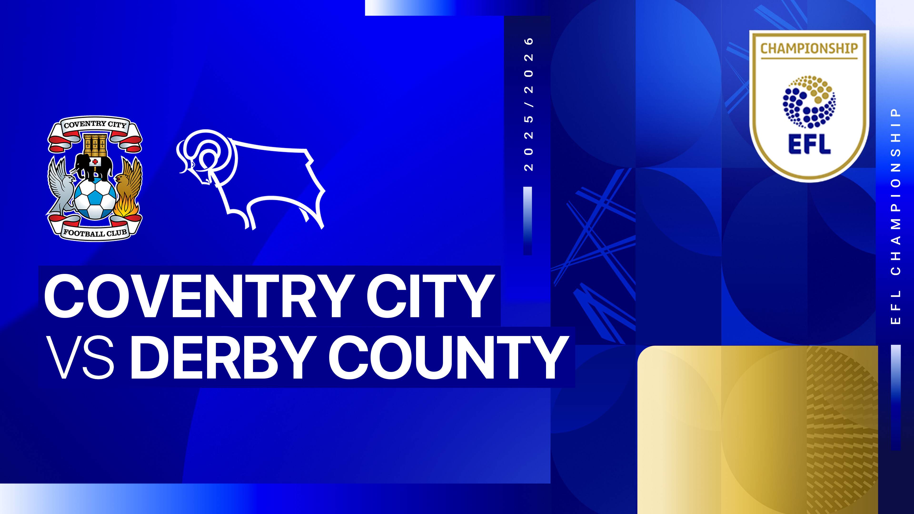 Coventry City FC vs Derby County FC