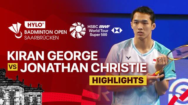 Kiran Goerge (IND) vs Jonatan Christie (INA) - Highlight | HYLO Open 2025