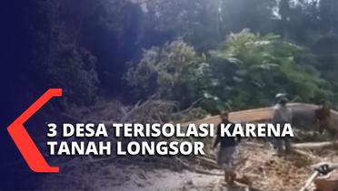 Tanah Longsor, 3 Desa di Mamasa Sulbar Terisolasi! Warga Kesulitan Jual Hasil Bumi