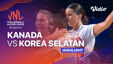 Match Highlights | Kanada vs Korea Selatan | Women’s Volleyball Nations League 2023
