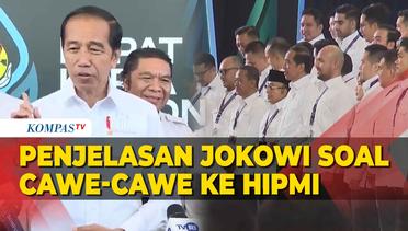 Jokowi Jelaskan Maksud Cawe-cawe saat Beri Sambutan di Rakernas HIPMI