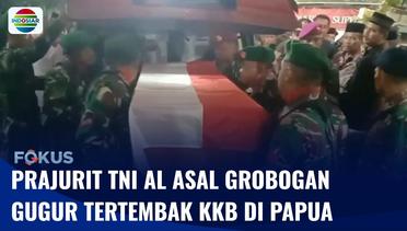 Seorang Anggota TNI AL asal Grobogan Gugur Diserang KKB di Papua, Tinggal Istri yang Hamil 9 Bulan | Fokus