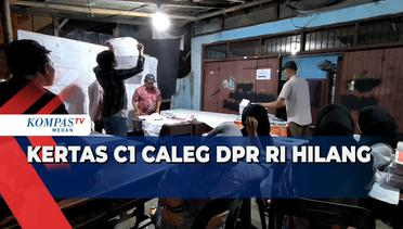 Kertas C1 Caleg DPR RI di Salah Satu TPS di Medan Hilang