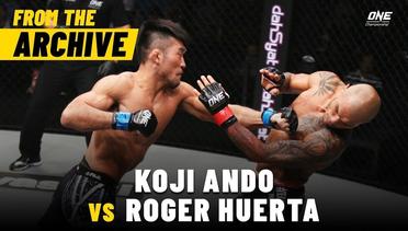 Koji Ando vs. Roger Huerta - ONE Championship Full Fight - September 2015
