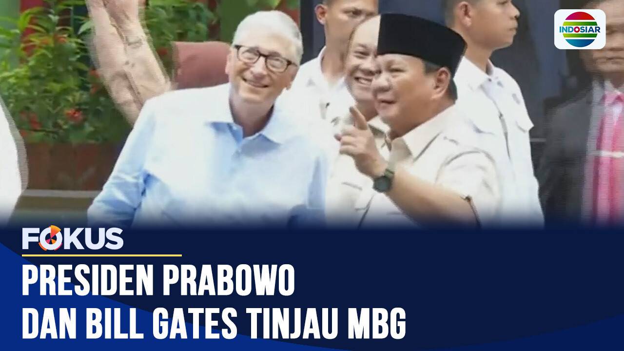 Presiden Prabowo dan Bill Gates Tinjau Program Makan Bergizi Gratis di ...