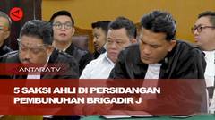 JPU hadirkan 5 saksi ahli di persidangan pembunuhan Brigadir J