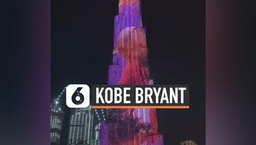 Burj Khalifa Tampilkan Muka Kobe Bryant