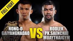 Nong-O vs. Rodlek | ONE Championship Full Fight