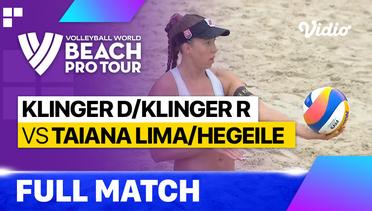 Full Match | Klinger D/Klinger R (Austria) vs  Taiana Lima/Hegeile (Brazil) | Beach Pro Tour - Challenge Itapema, Brazil 2023