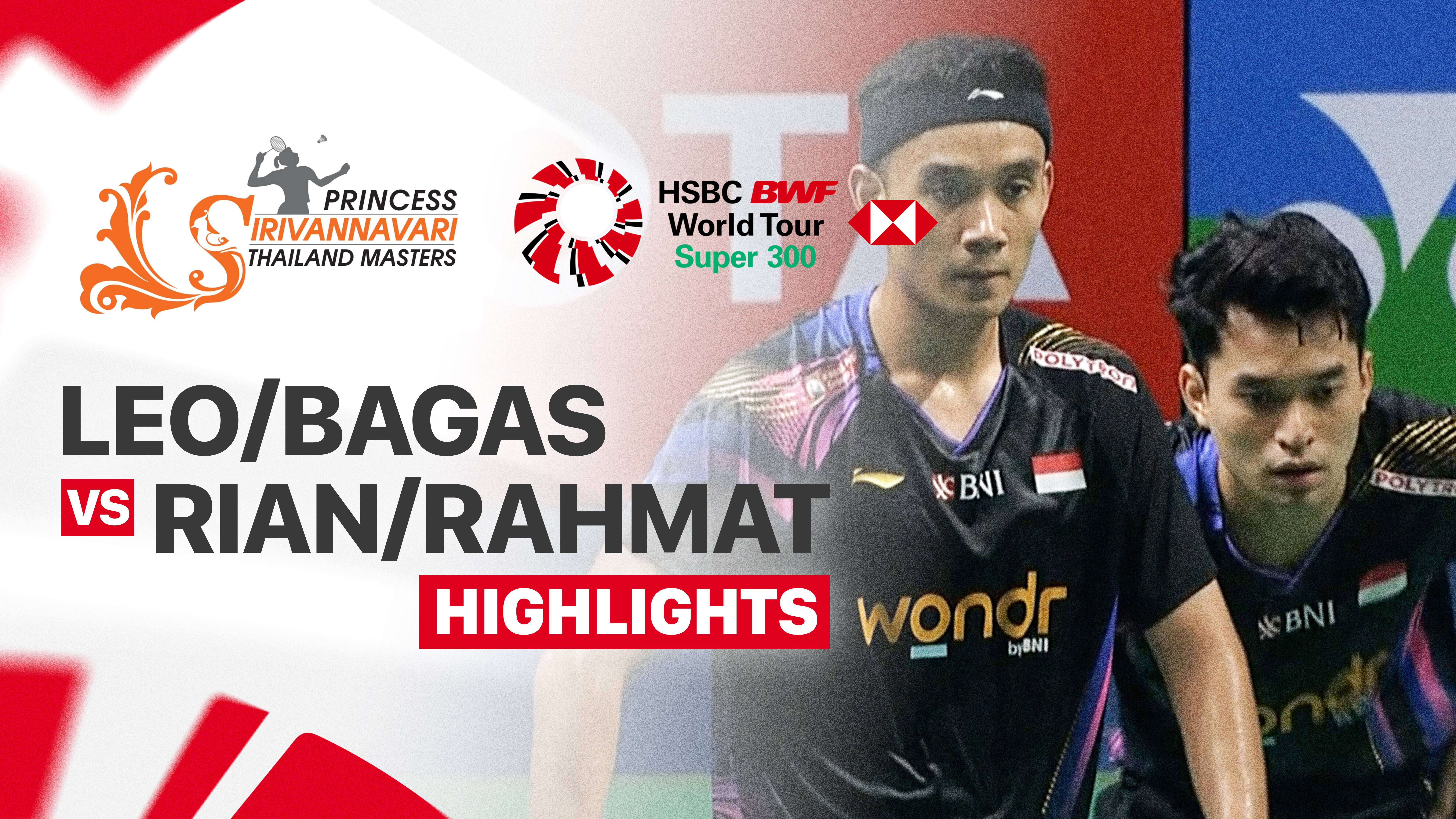 Leo Rolly Carnando/Bagas Maulana (INA) vs Muhammad Rian Ardianto/Rahmat Hidayat (INA) - Men's Doubles Semifinals | PRINCESS SIRIVANNAVARI Thailand Masters 2026