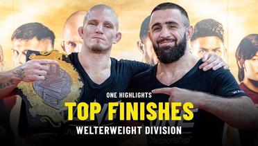 Top Welterweight Finishes - ONE Highlights