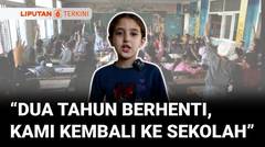 Sejumlah Anak-Anak Gaza Kembali ke Sekolah di Tengah Derita Perang, Antara Belajar & Bertahan Hidup