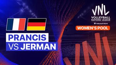 Prancis vs Jerman - Full Match | Women's Volleyball Nations League 2024