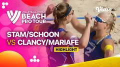 Highlights | Semifinals: Stam/Schoon (NED) vs Clancy/Mariafe (AUS) | Beach Pro Tour Elite 16 Doha, Qatar 2023