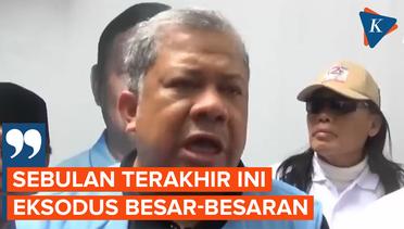 Fahri Hamzah soal Kader PDI-P Banyak yang Mundur: Banyak Eksodus ke Prabowo