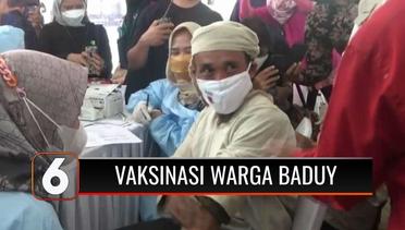 Menteri Kesehatan Budi Gunadi Tinjau Vaksinasi Bagi Warga Suku Adat Baduy | Liputan 6