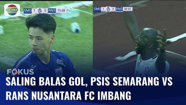 Hasil PSIS Semarang Vs RANS Nusantara FC, Gol Taisei Marukawa Dibalas Makan Konate | Fokus