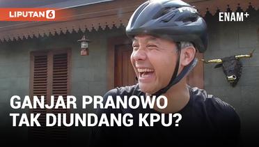 Tidak Diundang KPU, Ganjar Pranowo Pilih Bersepeda
