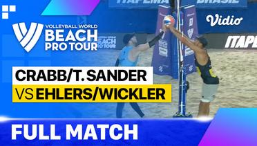 Full Match | Crabb Tr./Brunner (USA) vs Schachter/Dearing (CAN) | Beach Pro Tour - Challenge Itapema, Brazil 2023