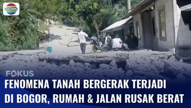 Tanah Bergerak Terjadi di Kabupaten Bogor, Belasan Rumah Rusak hingga Jalan Rusak Berat | Fokus