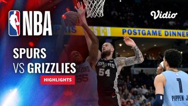 San Antonio Spurs vs Memphis Grizzlies - Highlights | NBA Regular Season 2023/24