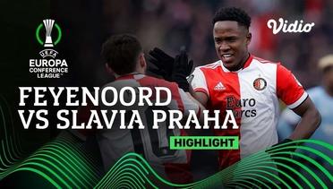 Highlight - Feyenoord vs Slavia Praha | UEFA Europa Conference League 2021/2022
