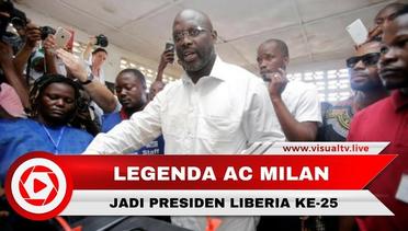George Weah, Pemain Legenda AC Milan Jadi Presiden Liberia