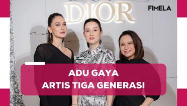Adu Mahal Gaya Rossa, Luna Maya, dan Julie Estelle Kenakan Outfit Serba Dior