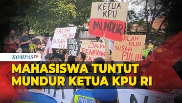 Mahasiswa Bali Gelar Aksi Tuntut Mundur Ketua KPU RI