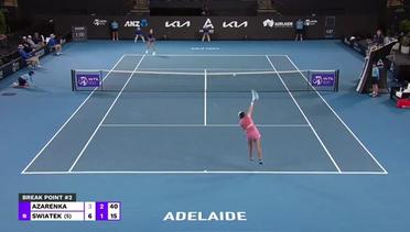 Match Highlights | Iga Swiatek vs Victoria Azarenka | WTA Adelaide International 2022