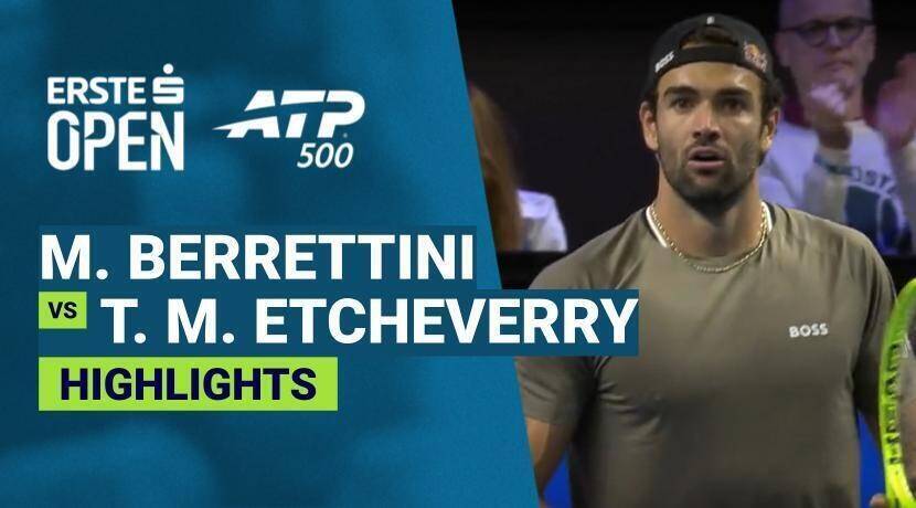 Matteo Berrettini vs Tomas Martin Etcheverry - Round 1 | ATP 500: Erste Bank Open 2026