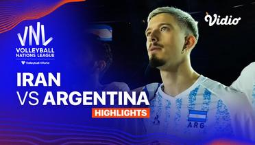 Iran vs Argentina - Highlights | Men's Volleyball Nations League 2024