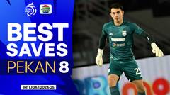 Aksi Heroik Kiper! Best Save Pekan 8 BRI Liga 1 2024/2025