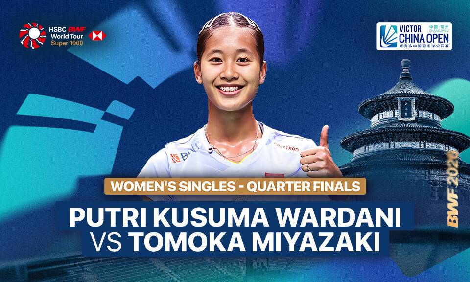Putri Kusuma Wardani vs Tomoka Miyazaki