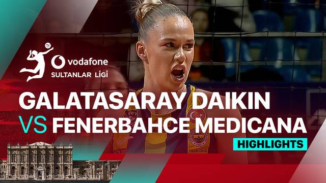 Semifinal - Game 1: Galatasaray Daikin vs Fenerbahce Medicana - Highlights | Women's Turkish Volleyball League