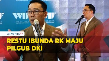 Ridwan Kamil Kantongi Restu Ibunda buat Maju Pilgub DKI Jakarta