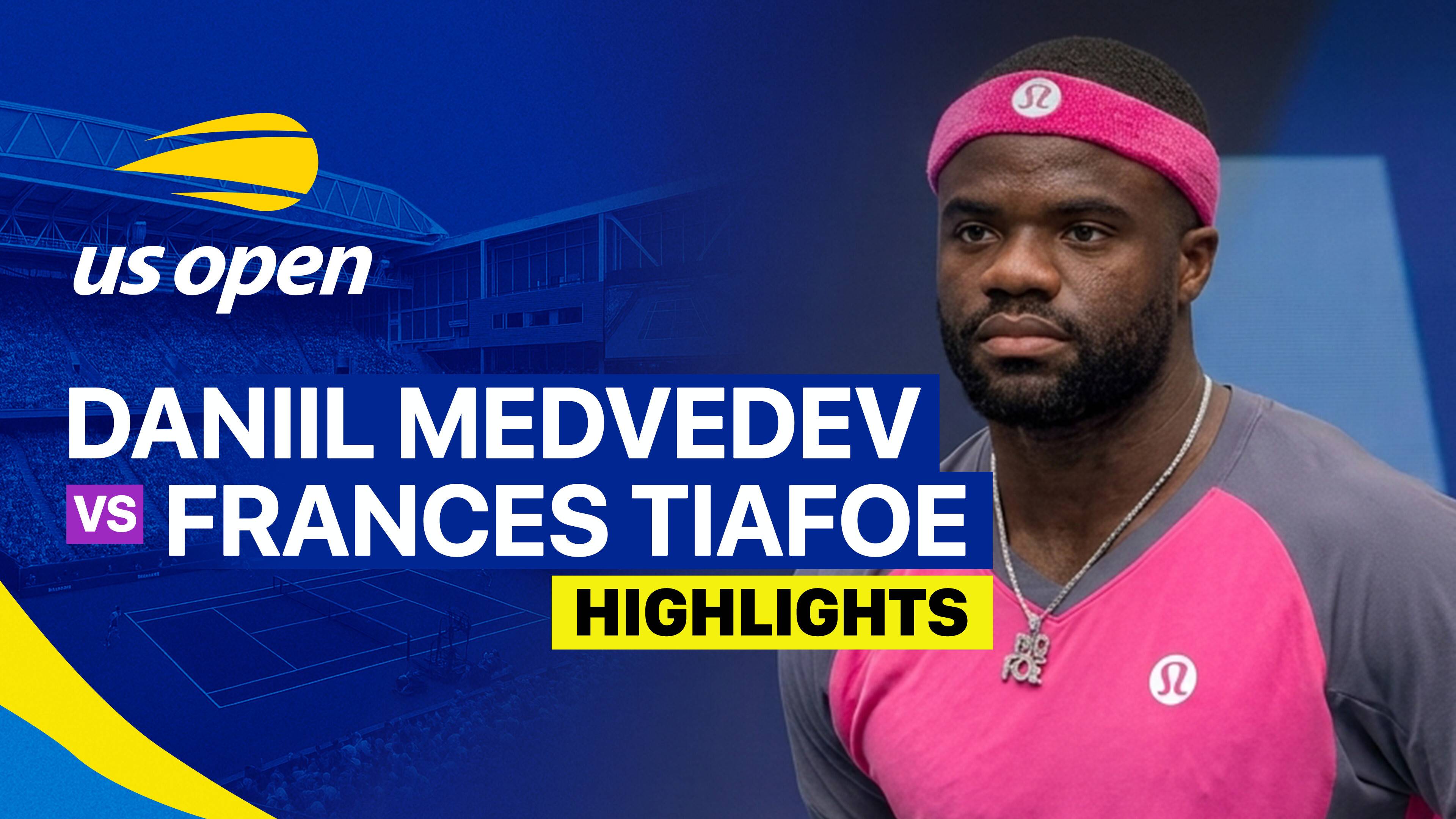 Daniil Medvedev vs Frances Tiafoe - Men's Singles Round og 16 | US Open Tennis Championships 2026