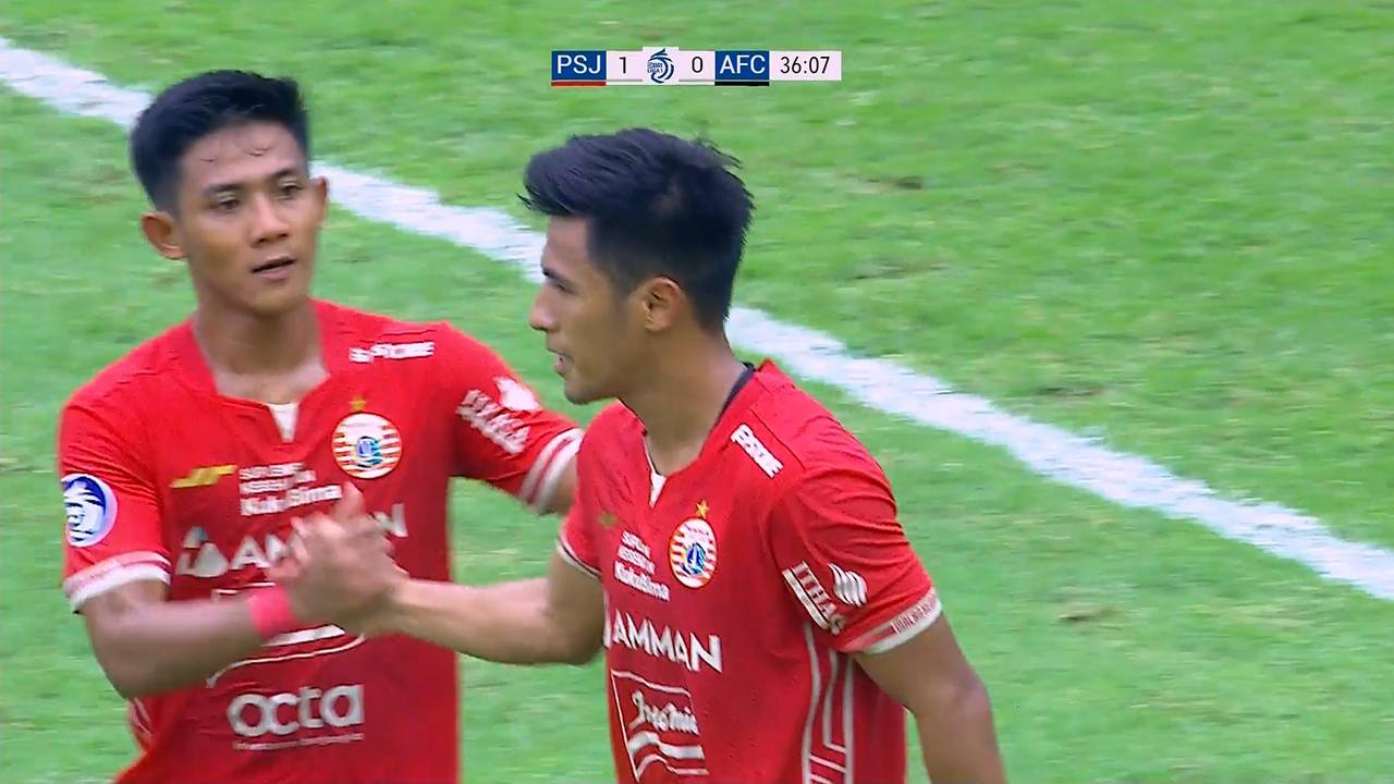 Gol!! Hanif Sjahbandi (Persija Jakarta) Ke Gawang Arema FC | BRI Liga 1 ...