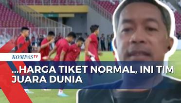 Harga Tiket Indonesia Vs Argentina Mulai Rp600 Ribu, Aji Santoso: Saya Pikir Harga Normal