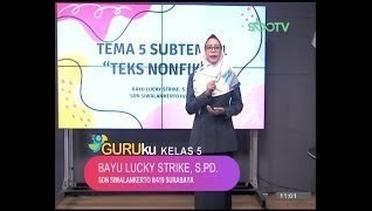 GURUku SBOTV KELAS 5 Tema : BAHASA INDONESIA - 03 November 2020