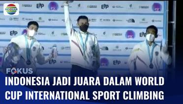 13 Atlet Panjat Tebing Indonesia Harumkan Nama Negara di World Cup International Sport Climbing | Fokus