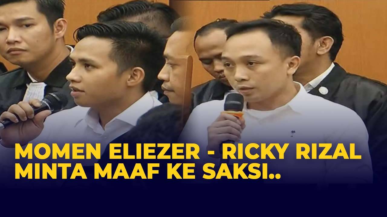 Momen Eliezer dan Ricky Rizal Minta Maaf ke Penyidik Polres Jaksel ...