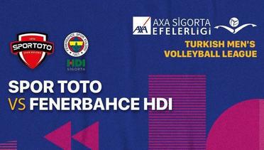 Full Match | Spor Toto vs Fenerbahce HDI Sigorta | Men's Turkish League