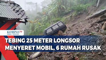 Tebing Setinggi 25 Meter di Kulon Progo Longsor, Menyeret Mobil dan 6 Rumah Rusak